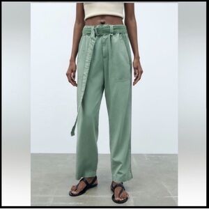 𝐙𝐀𝐑𝐀 Paper bag waist  Pants Size XL